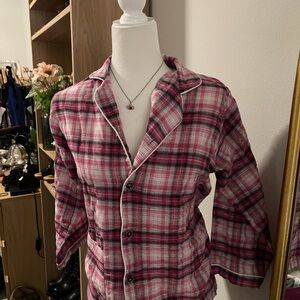 Able Pink Plaid Women's top